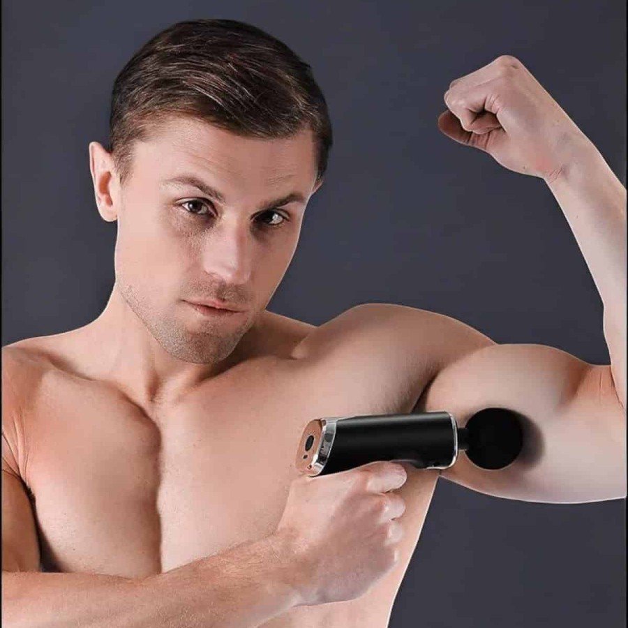 4 Head Pulsed Rechargeable Massage Gun Wireless 4 Head Pulsed Rechargeable Massage Gun Wireless