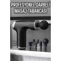 Rechargeable Pulsed Massage Gun for Muscle and Body Pains with 4 Heads
