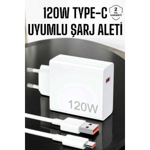 120W Charger Type-C Compatible Turbo Charger