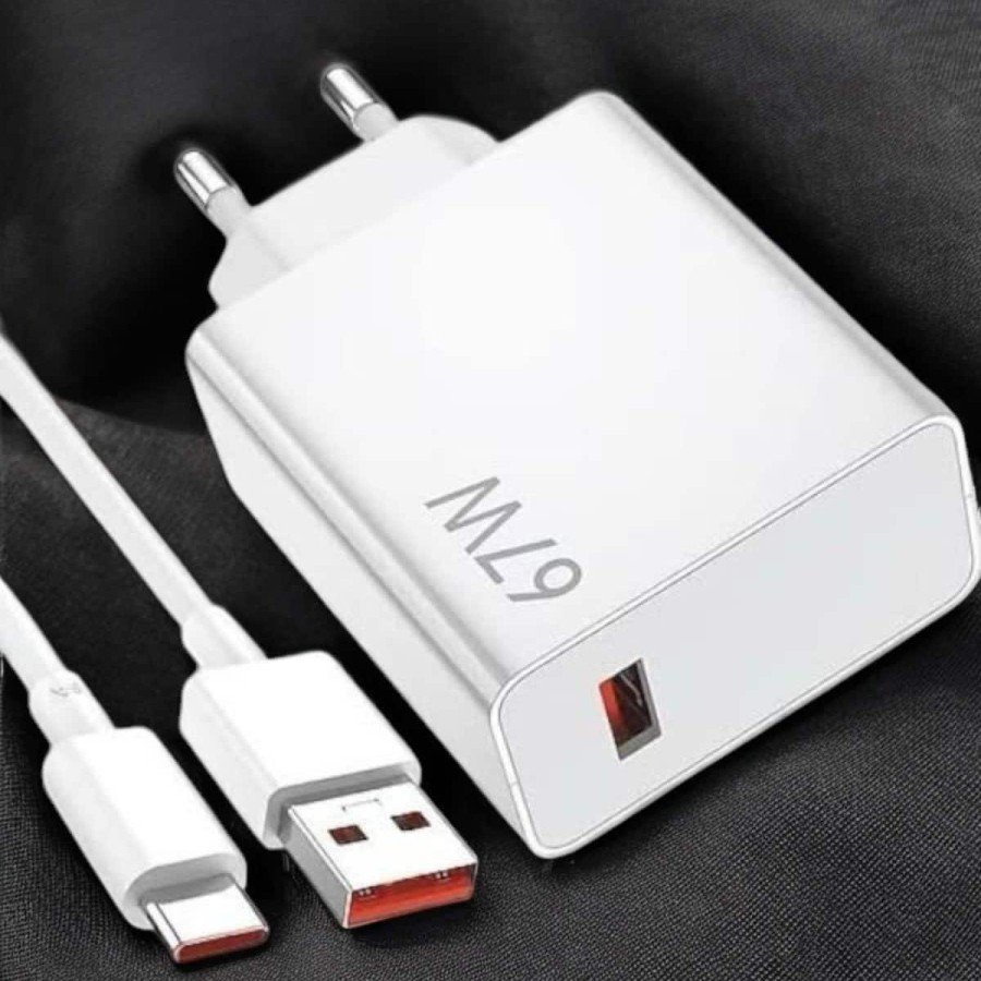 67W Charger Turbo Fast Type-C Charging