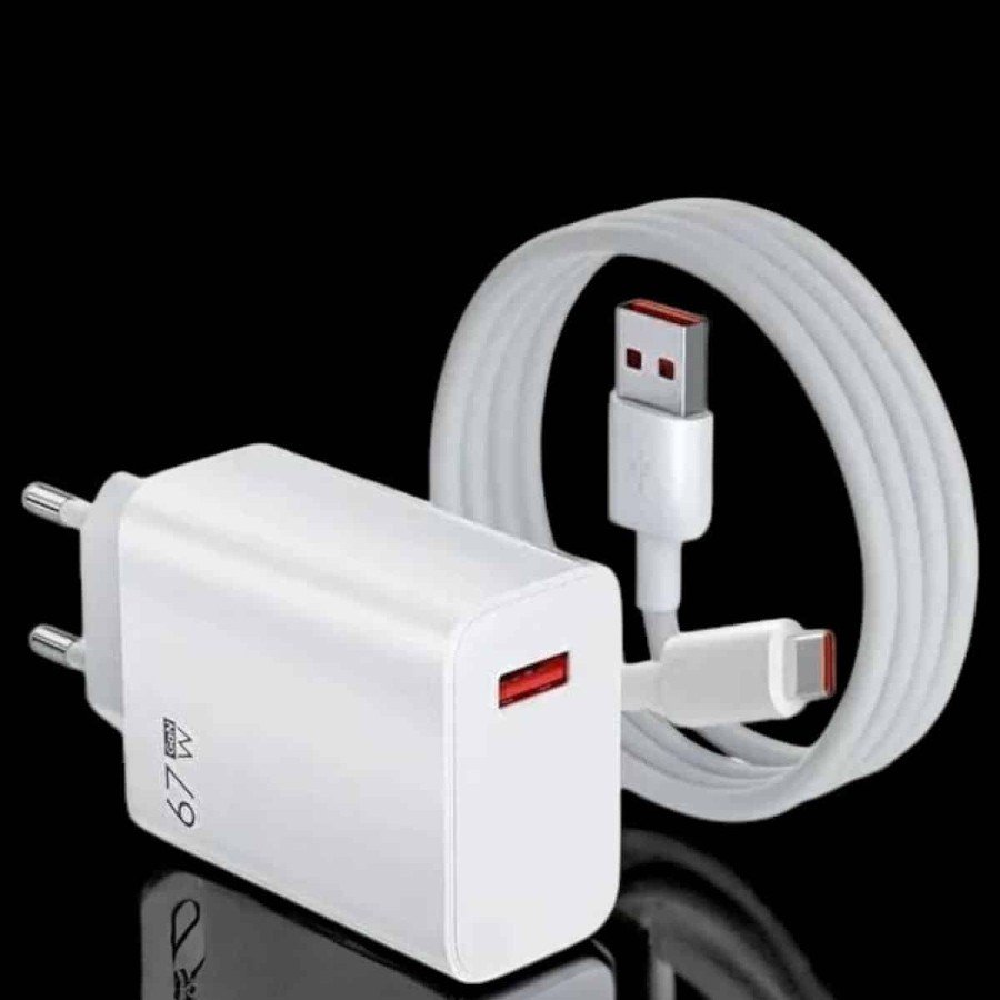 Charger Turbo Fast 67W Type-C Fast Charging