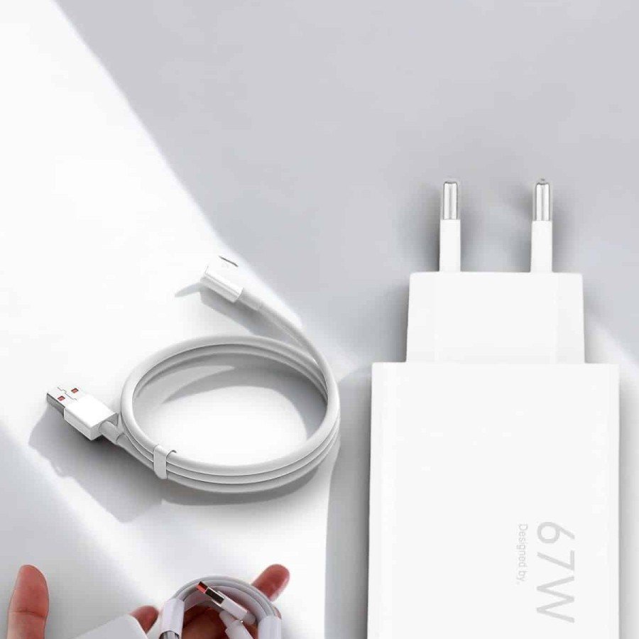 Charger 67W Fast Charging Turbo Type-C Compatible Charging Adapter Cable Charger 67W Fast Charging Turbo Type-C Compatible Charging Adapter Cable