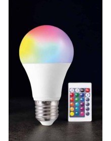 Color Changing RGB LED Light Bulb A+Enerji 15 Watt LED Light