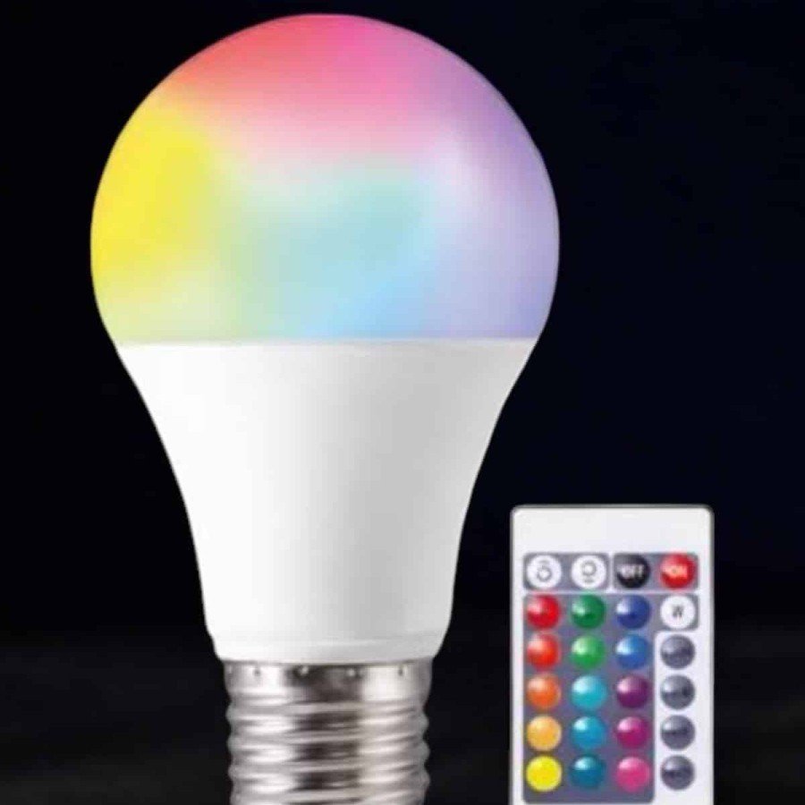 Color Changing RGB LED Light Bulb A+Enerji 15 Watt LED Light