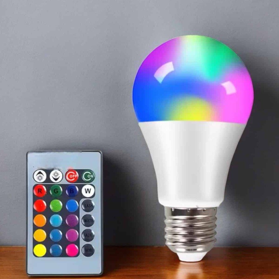 Color Changing RGB LED Light Bulb A+Enerji 15 Watt LED Light