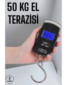 50 Kg Hand Scale Weight Meter Digital Display Hook Portable