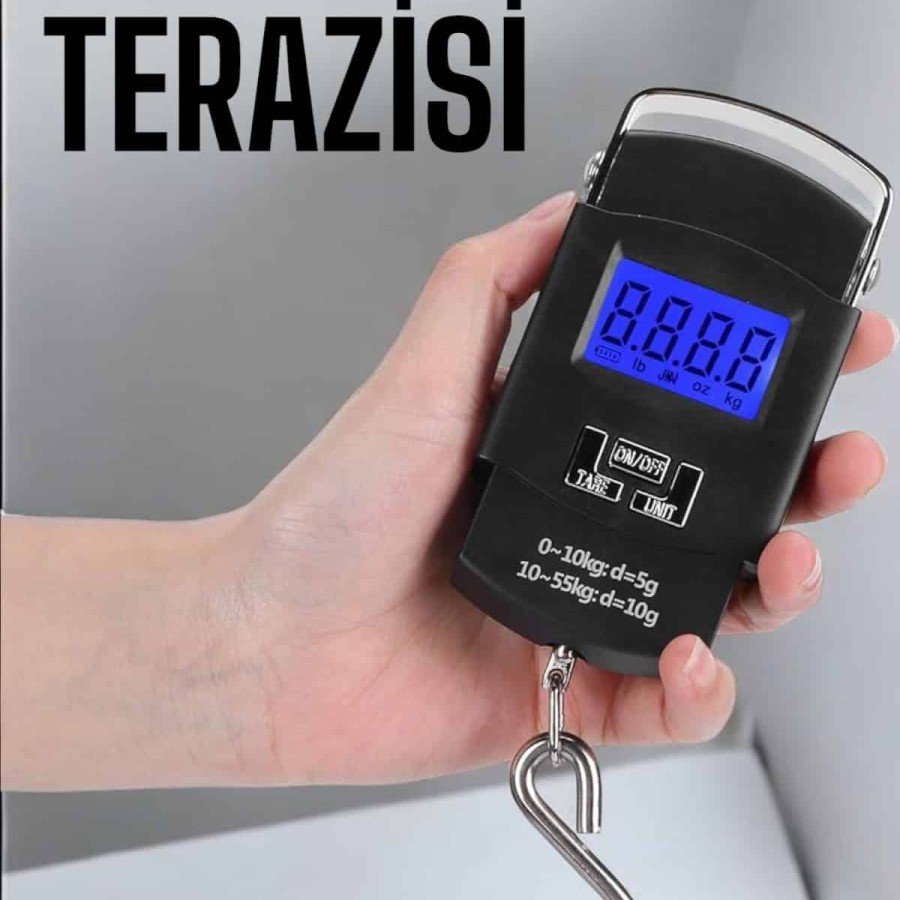 50 Kg Hand Scale Weight Meter Digital Display Hook Portable 50 Kg Hand Scale Weight Meter Digital Display Hook Portable