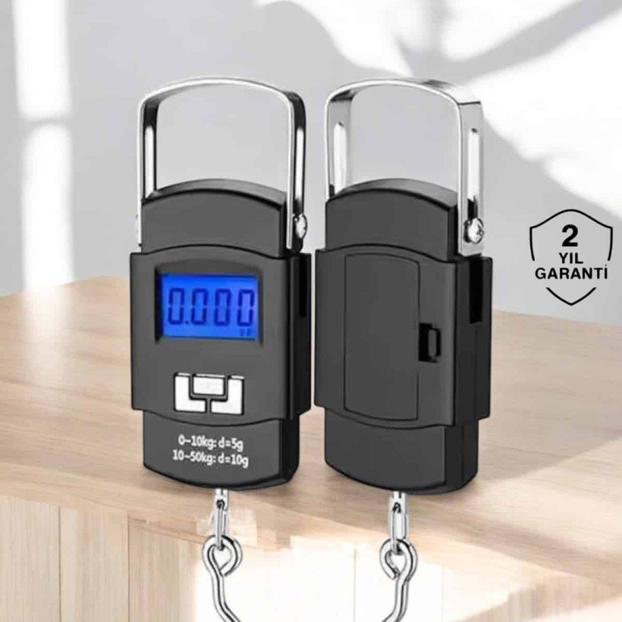 Hand Scale Digital Display Battery Operated 50 Kg Weight Meter