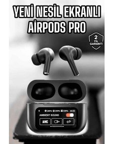 Wireless Bluetooth Headset with Display, Long Charging Time, ANC Supported