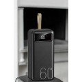 Powerbank 60.000 MAH 4 Ports Long Charging Time with Digital Display