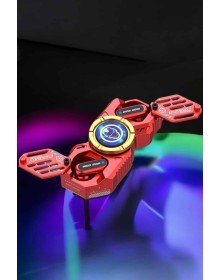 Red Wireless Bluetooth Headset Fidget Spinner Headset