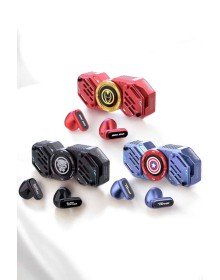 Red Wireless Bluetooth Headset Fidget Spinner Headset