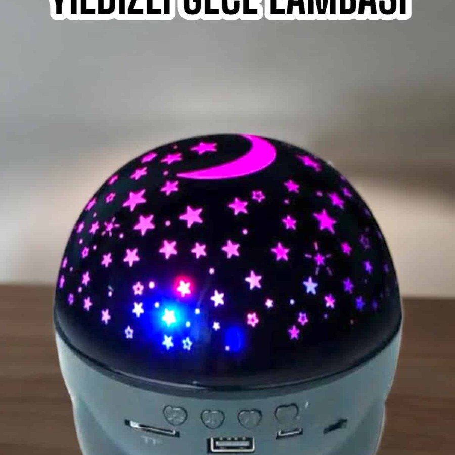 Star Projection Night Light Rechargeable Portable