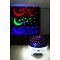 Night Light Projection View Rechargeable Starry Round