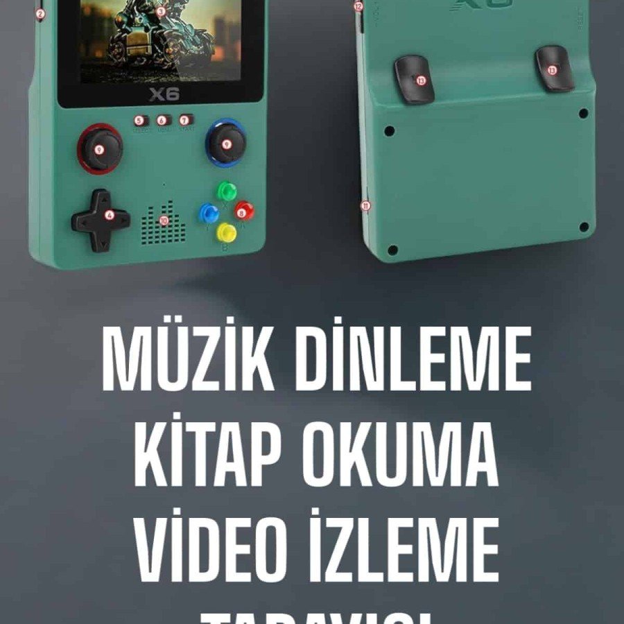 3.5 Inch Screen Game Console with 1000 Games Handheld Arcade Listening to Music and Reading Books 3.5 Inch Screen Game Console with 1000 Games Handheld Arcade Listening to Music and Reading Books