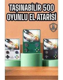 Rechargeable Handheld Arcade 3.5 Inch Screen Reading Books, Listening to Music and Watching Videos