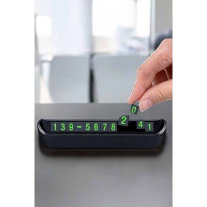 Car Parking Number Number In-Vehicle Number Number Replaceable Dial Mini