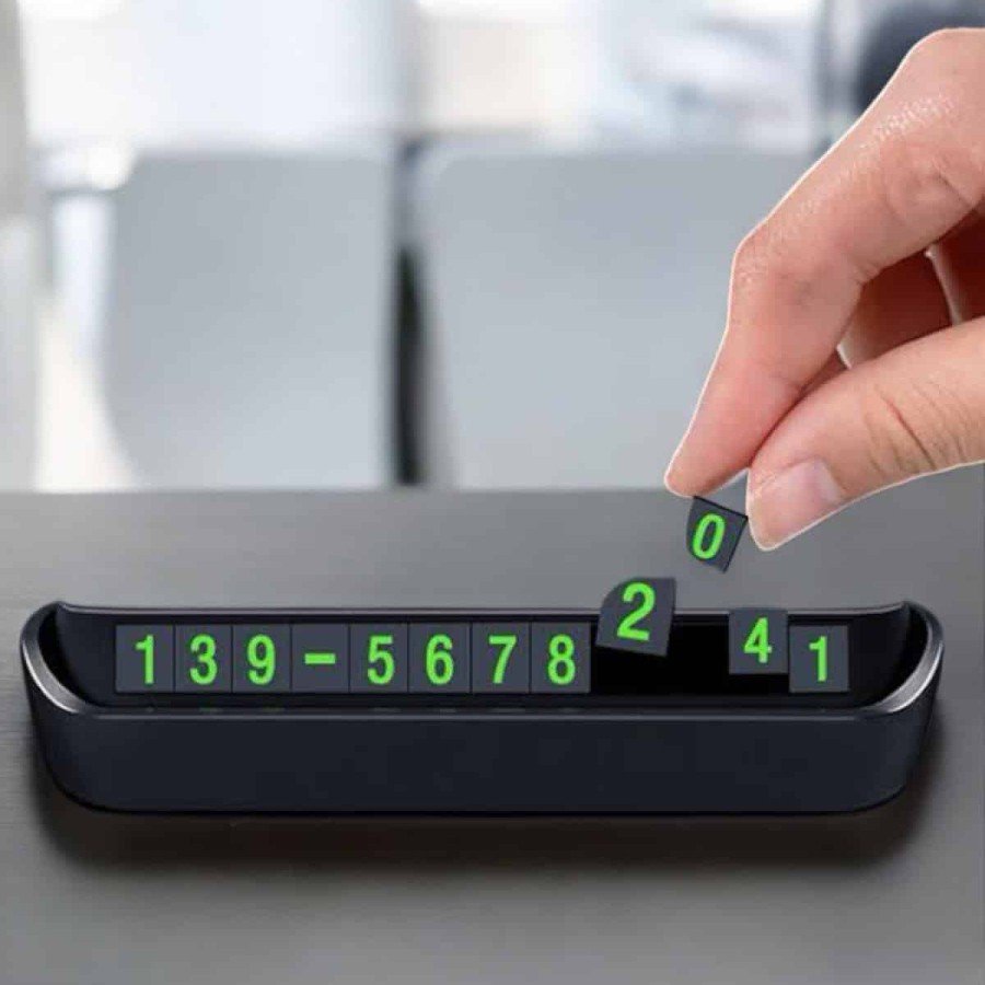 Car Parking Number Number In-Vehicle Number Number Changeable Dial Mini