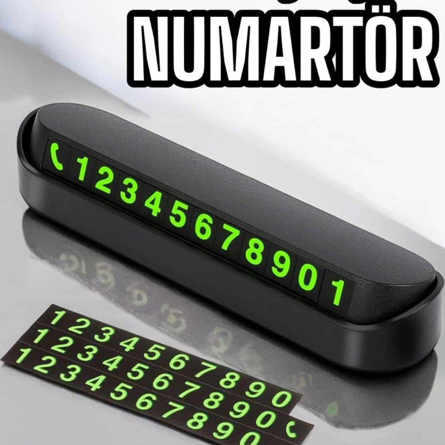 Car Parking Number Number In-Vehicle Number Number Changeable Dial Mini