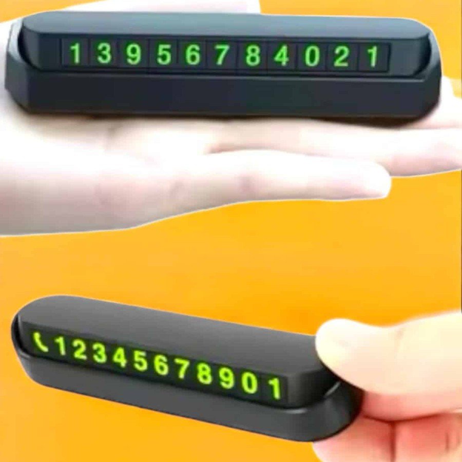 Number Number In-Vehicle Car Vehicle Parking Number Register Phone Number Writing