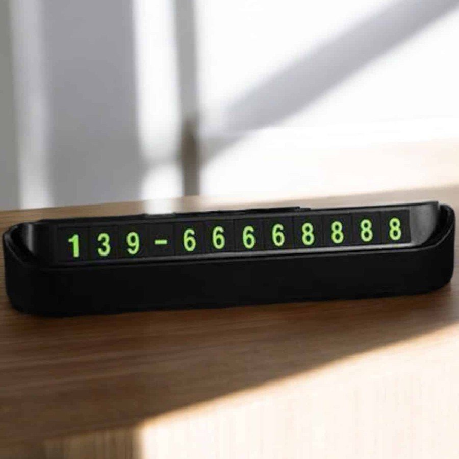 In-Vehicle Number Counter, Foldable Top of the Glove Box, Leaving a Telephone Number In-Vehicle Number Counter, Foldable Top of the Glove Box, Leaving a Telephone Number