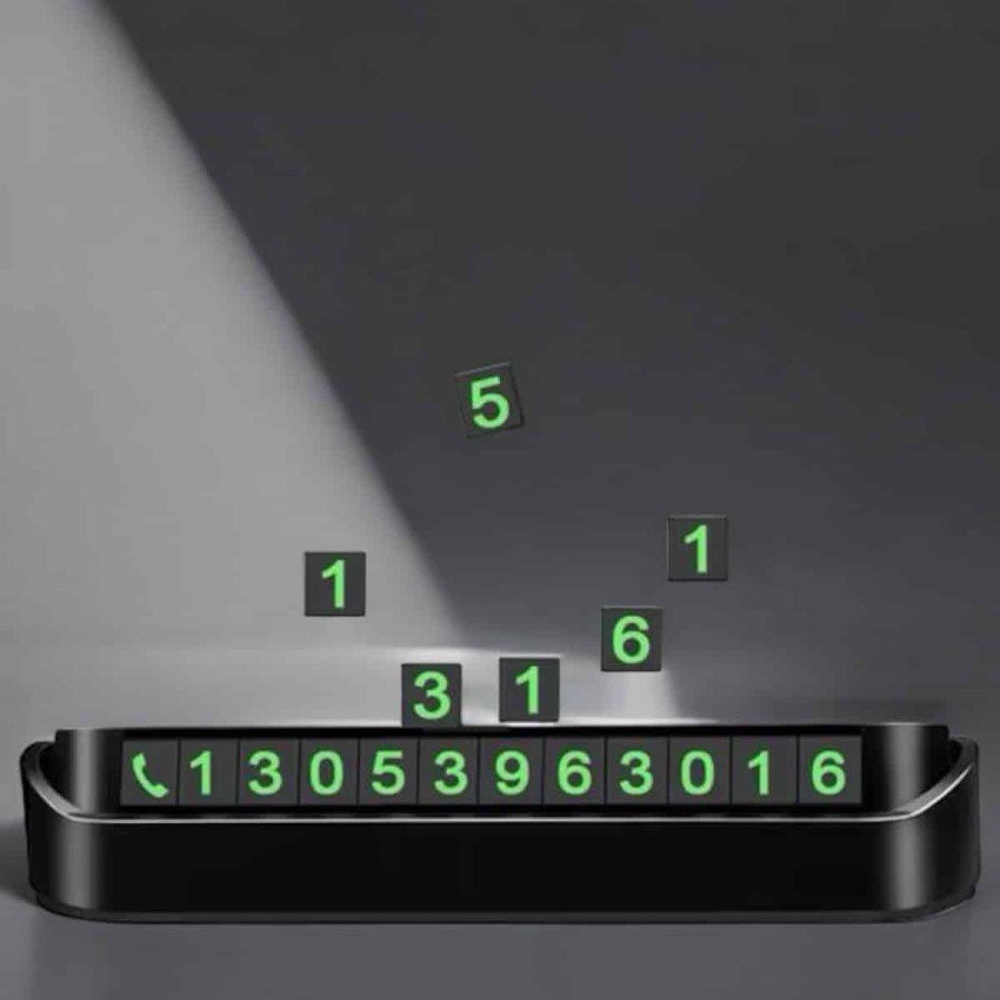 In-Vehicle Number Counter, Foldable Top of the Glove Box, Leaving a Telephone Number In-Vehicle Number Counter, Foldable Top of the Glove Box, Leaving a Telephone Number