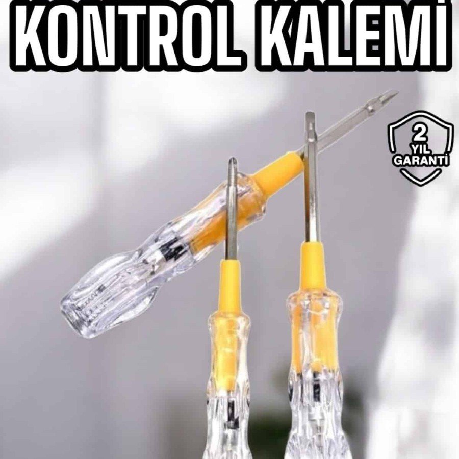 Double Sided Electrical Control Pen Transparent Screwdriver