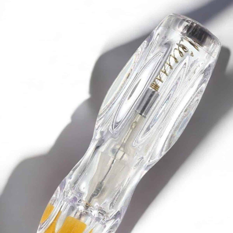 Double Sided Electrical Control Pen Transparent Screwdriver