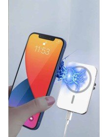 Vehicle compatible Wireless 15W Portable Charger Dual Cable