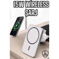 Vehicle compatible Wireless 15W Portable Charger Dual Cable Vehicle compatible Wireless 15W Portable Charger Dual Cable