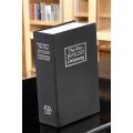 Hidden Safe English Dictionary Book Look Secret Mini Steel Safe with Key Locked