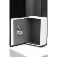 Hidden Safe Book Look Steel Mini Safe with Key