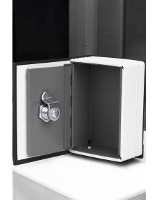 Hidden Safe Book Look Steel Mini Safe with Key
