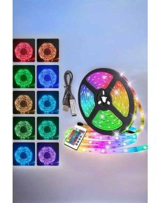 New Generation RGB Lighted 10 Meter LED Strip Controlled Rechargeable