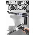 Car Interior Vacuum Cleaner Rechargeable Vacuum Cleaner with Filter, Washable