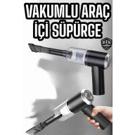 Car Interior Vacuum Cleaner Rechargeable Vacuum Cleaner with Filter, Washable