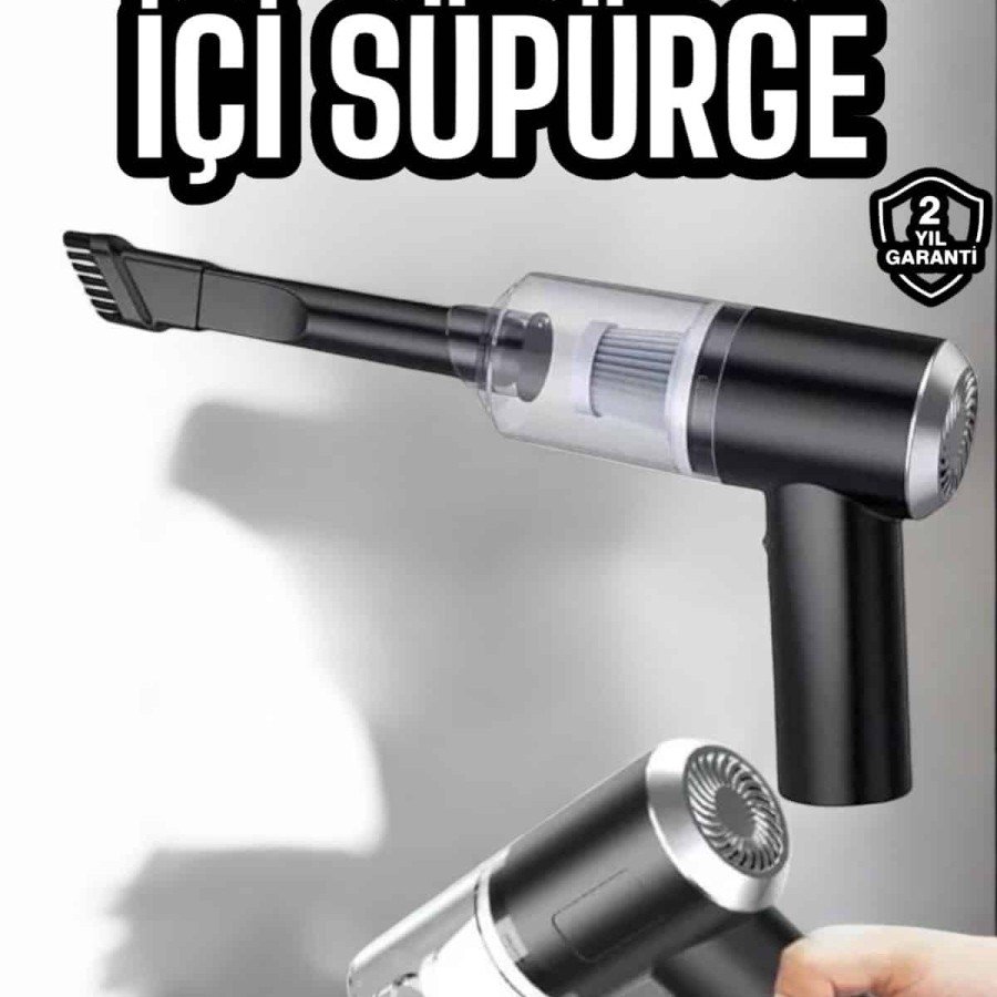 Car Interior Vacuum Cleaner Rechargeable Vacuum Cleaner with Filter, Washable