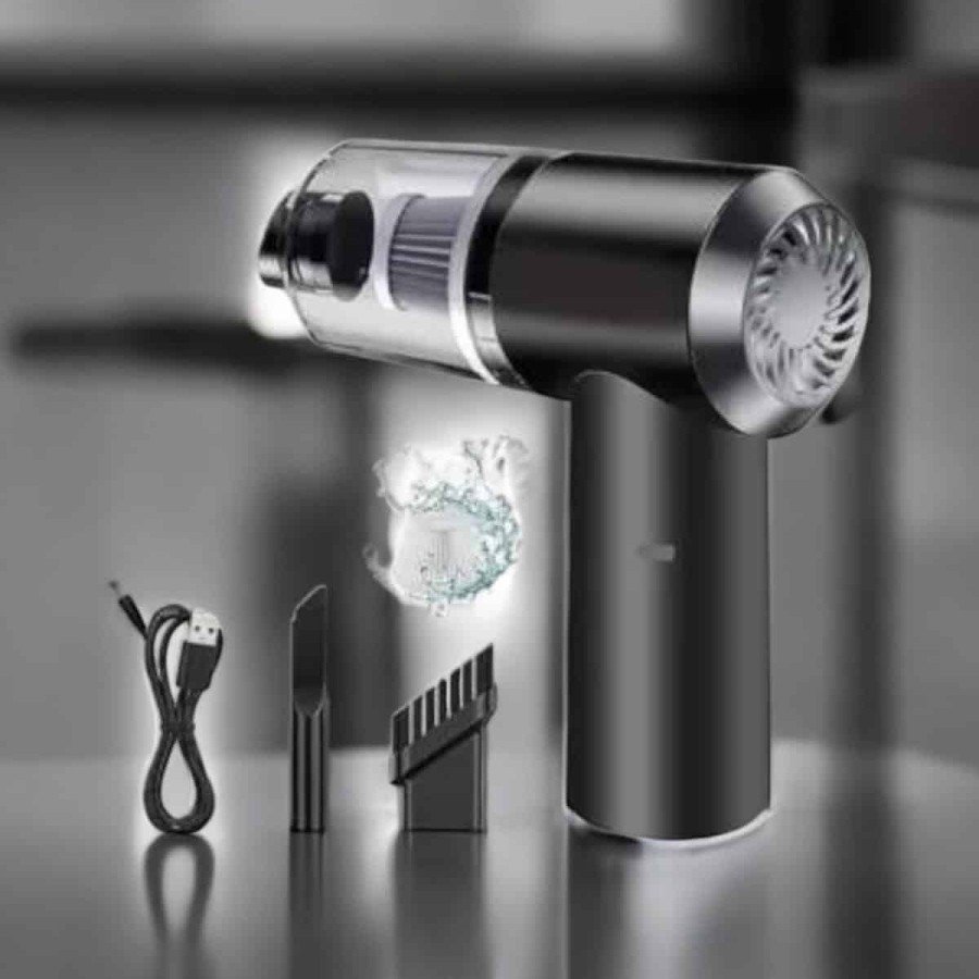 Car Interior Vacuum Cleaner Rechargeable Vacuum Cleaner with Filter, Washable