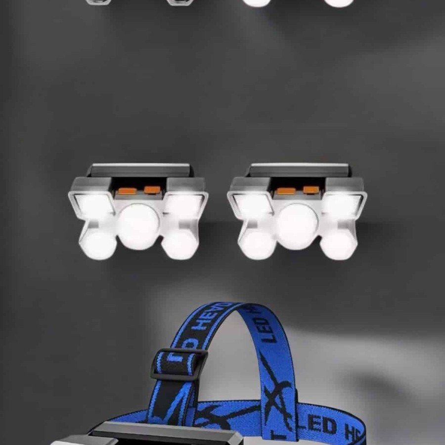 Fishing Head Lamp Led Light 4 Different Modes Flexible and Adjustable