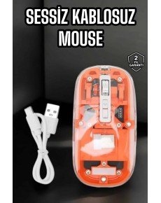 Wireless Mouse 5.0 with Bluetooth Connection and USB Port