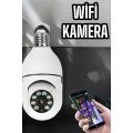 360 Degree Rotating Home Camera with Wifi Camera Holder and Bulb Appearance 360 Degree Rotating Home Camera with Wifi Camera Holder and Bulb Appearance