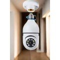 360 Degree Rotating Home Camera with Wifi Camera Holder and Bulb Appearance 360 Degree Rotating Home Camera with Wifi Camera Holder and Bulb Appearance