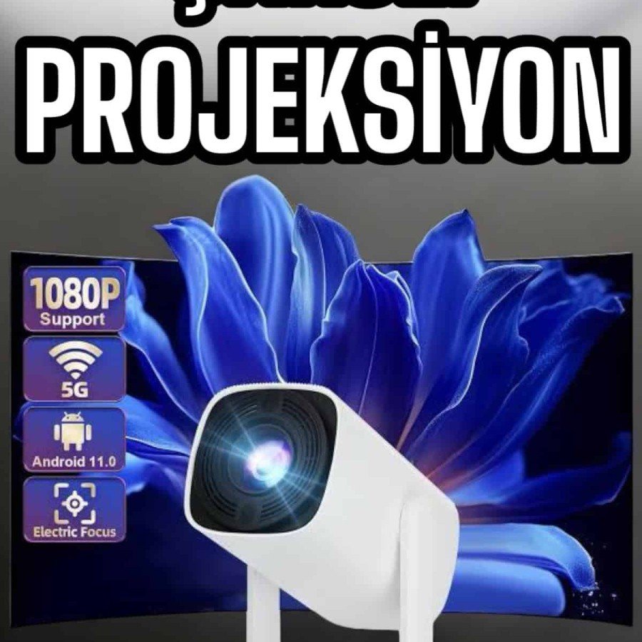 Rechargeable Projection Game Cinema Projector 4K HD Image Quality