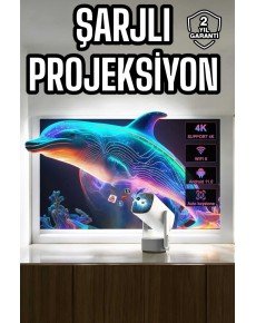 Portable Cinema Game Projector Smart Projection Android 11