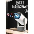 Smart Projection Portable Cinema Projector with Powerbank 4k HD Quality Smart Projection Portable Cinema Projector with Powerbank 4k HD Quality