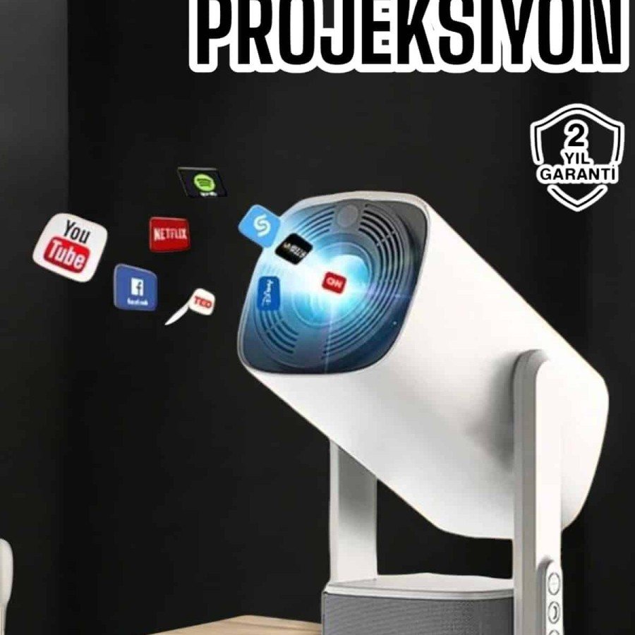 Smart Projection Portable Cinema Projector with Powerbank 4k HD Quality Smart Projection Portable Cinema Projector with Powerbank 4k HD Quality