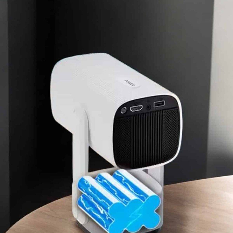 Smart Projection Portable Cinema Projector with Powerbank 4k HD Quality Smart Projection Portable Cinema Projector with Powerbank 4k HD Quality