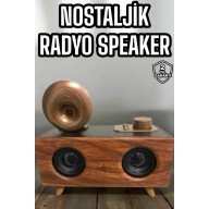 Bluetooth Speaker Wooden Classic Retro Gramophone Bluetooth Music Box