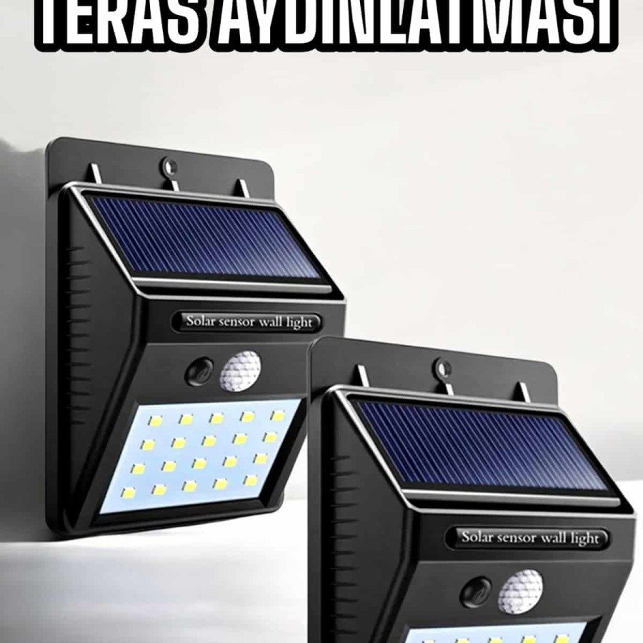 Solar Energy Panel Sensor Lamp Energy Saving