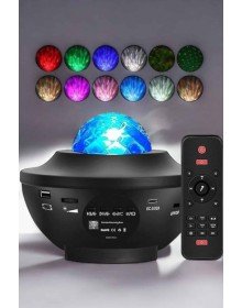 Special Rechargeable Bluetooth Speaker for Children Party LED Lamp Starry Projection